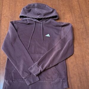 Adidas unisex Chocolate Brown Hoodie
